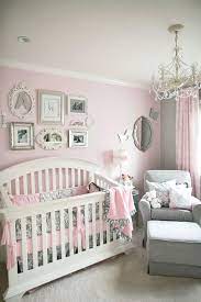 Soft And Elegant Gray And Pink Nursery Project Nursery Baby Girl Room Baby Nursery Design Elegant Nursery