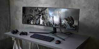 What does a 49 inch monitor look like? Samsung C49rg90 Zweiter 49 Zoll Monitor Mit 5k Auflosung Freesync 2 Hdr Und 1 000 Cd M