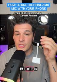 How to Connect A Bower Microphone to Iphone