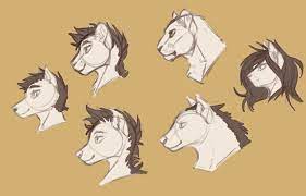 Make a circle or oval with a pointed bottom, for a chin/snout. Sideview Practice Its Hard To Draw Feral Heads As Anthro Qwq Art By Me Furry