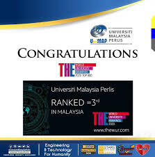 Pusat komunikasi korporat universiti malaysia perlis aras 1, bangunan canselori kampus alam unimap pauh putra 02600 arau perlis, malaysia tel: Unimap On Twitter Alhamdulillah Universiti Malaysia Perlis Unimap Made Its Debut In The Times Higher Education The World University Rankings 2020 Ranked At The 601 800 Rung Ranked 3rd In Malaysia Engineeringandtechnologyforhumanity