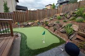 Use your mouse cursor and point the ball with sufficient power. Backyard Golf Greens Paradise Restored Landscaping
