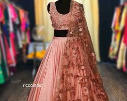 Image of Lehenga with Heavy Dupatta