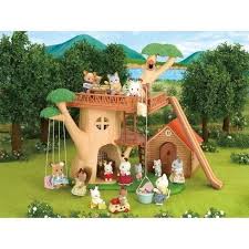 Sylvanian Families 4618 Cabane Dans Les Arbres Cabane Dans Les Arbres Cabane Meubles Maison De Poupee