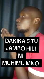 jambo hili ni muhimu mno