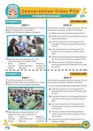Technology Esl Speaking Activity Speaking Activities Speaking Activities Esl Ielts Life Skills