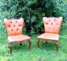 Petit Fauteuil Baroque Cuir Chez Philigeo Location Mobilier