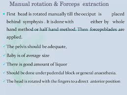 Image result for Manual Rotation in Occipitoposterior Presentation
