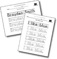 These can be your weekly spelling words or any words children need to practice spelling. Make Your Own Printable Handwriting Worksheets A To Z Teacher Stuff Tools Worksheet Makers Word Search Generator Custom Handwriting Sheets Crossword Puzzles