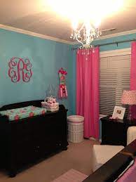 Emerson S Pink And Turquoise Nursery Project Nursery Turquoise Nursery Baby Girl Nursery Pink Baby Girl Bedroom
