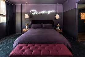 The pale purple back wall and curtains used in this bedroom is a tricky way to accent the pastel feel of this bedroom.source trendy silver and lilac it's bold way to paint the back wall and ceiling all in purple as sometimes it'll give your space a strong, dark look. Bedroom Ideas In Purple Novocom Top