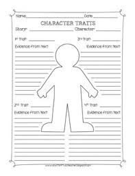Character Traits Graphic Organizer Worksheet Teaching Character Character Traits Graphic Organizer Character Trait Worksheets
