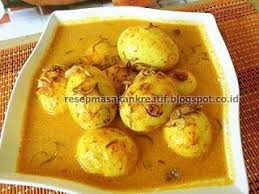 Penasaran resepnya dan bagaimana cara membuatnya? Resep Gulai Telur Kuning Padang Resep Resep Masakan Resep Masakan Indonesia