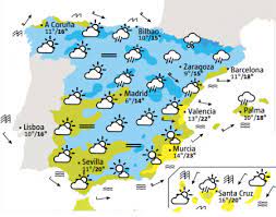 El aviso se activará hoy a partir de las 18:00 horas y mañana a partir del mediodía por la posibilidad de que se registren tormentas que superen los 15 litros por metro cuadrado. El Tiempo Para Manana 12 De Febrero Cubierto Y Chubascos