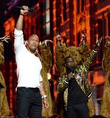 Keep track of your favorite shows and movies, across all your devices. Dwayne The Rock Johnson And Kevin Hart Kick Off Mtv Movie Awards Daily Mail Online