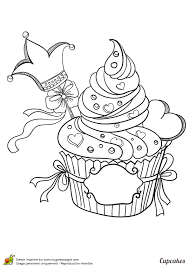 Coloriage Cupcake Des Rois Kleurplaten Kleuren Tekenen