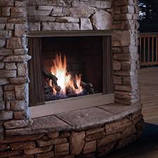 Direct vent zero clearance fireplaces don't need a chimney for venting; Zero Clearance Outdoor Gas Fireplace Stainless Steel Woodland Direct