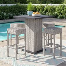 These are an awesome touch for parties and outdoor entertaining! Sol 72 Outdoor Rochford 5 Piece Bar Height Pub Table Set Wayfair