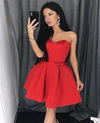 Red Short Homecoming Dress Sweetheart Homecoming Dress Homecoming Dresses Short Cheap Red Homecoming Dresses