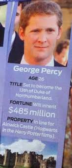 May the odds be ever in your favor. George Percy, prince of Hogwarts.