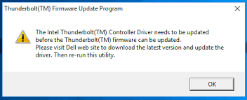 Solved Dell Thunderbolt Dock Firmware Update Error