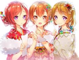  Maki Rin And Hanayo Love Live School Idol Project Gambar Gambar Anime Perempuan