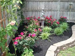 Manda made a home for not only herself—the garden is a certified backyard wildlife sanctuary too. Garden Plans With Knockout Roses Google Search Porch Landscaping Landscaping With Roses Small Backyard Landscaping