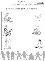 Engelliler Haftasi Eslestirme Okul Okul Oncesi Okul Danismanligi
