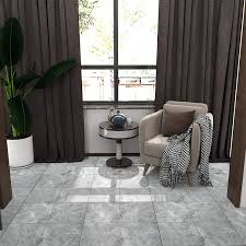 Honed marble floors are natural less slippery than. Buy Veelike Peel And Stick Vinyl Floor Tiles 12 X12 Dark Grey Marble Flooring Tiles Self Adhesive Waterproof Floor Vinyl Sticker Tiles Decorative For Bedroom Bathroom Kitchen Walls Basement 12 Pack Online In