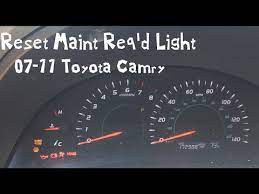Luckily, there's an easy fix to reset the maintenance light on your toyota camry. Reset Maint Req D Light 07 Toyota Camry 07 11 08 09 10 Maintenance Required Youtube