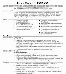 A cv gives candidates an opportunity to provide more information than allowed on a resume, such as a section detailing hobbies and interests. Business Class Cabin Crew Resume Example Company Name Pasadena California