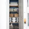 Add a shelf at chair height for the desktop and one or two shelves up high to store office supplies you don't use on an everyday basis. 1