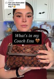 What Fits in My Coach Small Etta Bag? 🤎