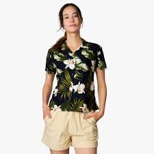 Orchid Floral Camp Blouse – Hilo Hattie