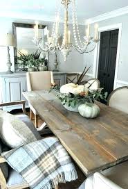 20.5 square x 24h * faux concrete gray top with light amber frame creates a modern mix * distance between table legs: Modern Rustic Dining Table Room Idea Info House N Decor