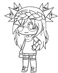 Gacha life coloring pages are a fun way for kids of all ages to develop creativity, focus, motor skills and color recognition. Gacha Life Girl Tomboy Coloring Pages Novocom Top