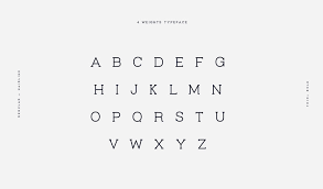 The fonts are available in three weights: 20 Fantastic Free Fonts For Minimal Design