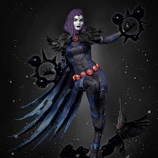 Raven (DC) :: Raven (DC) (Ворона, Рэйвен, Рэйчел Рот) :: teen titans ::  Teen Titans (Юные Титаны) :: DC Comics :: DC Comics (DC Universe, Вселенная  ДиСи) :: Victor Araujo :: 3D ::