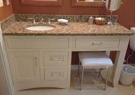 The marble surface accommodates the included rectangular sink in a crisp white finish. Welcome To Newshome Tk Bathroom With Makeup Vanity Bathroom Vanity Trendy Bathroom