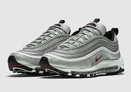 Nike Air Max 97 Og Qs Silver Bullet ของแท ม อ 1 ร บประก นของแท จาก Nike ม หลายเบอร ให เล อก ข อม ลเพ มเต ม รองเท า Nike Nike Air Max Nike Air Nike Air Max 97
