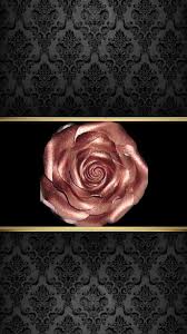 Black And Rose Gold Wallpaper Iphone Black And Gold And Rose Gold Rose Gold Wallpaper Rose Gold Flower Flower Wallpaper