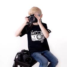Personalised Kids T Shirt Camera T Shirt Personalised Etsy Kids Tshirts Little Boy Fashion Favorite Shirts