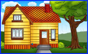 How To Draw A House In 2021 Dream House Drawing House Drawing House Drawing For Kids