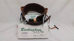 Details About Buckingham Linemens Body Belt Leather New Old Stock