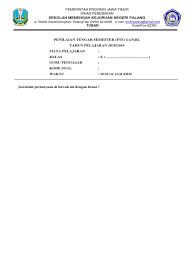 Anda dapat melihat dengan jelas contoh kop surat mui menggunakan desktop anda, tablet, android atau iphone dan perangkat smartphone lainnya secara gratis. Kop Soal Pts X Pdf