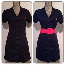 Rockabilly Dickies Black Shirt Dress Black Shirt Dress Shirt Dress Dickies Dress