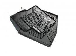 Floor Mats All Weather Thermoplastic Rubber Black 4 Pc Set Ford Accessories Ford Escape Accessories Ford Escape
