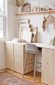 Stand Up A Diy Standing Desk Ivar Ikea Hack Paper And Stitch Recipe Diy Standing Desk Ivar Ikea Hack Ikea Ivar Cabinet