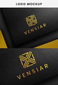 Place your logomark, logo design, monogram, logotype inside smart object and get a super realistic outcome. Luxury Logo Mockup In Black Paper Realistic 3d Logo Mockup Template Psd Free Download Pikbest