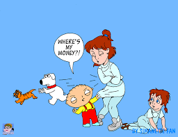 # help # head # family guy # idea # days. Stewie Demanding Jenny To Give Him The Money By Hillygon On Deviantart